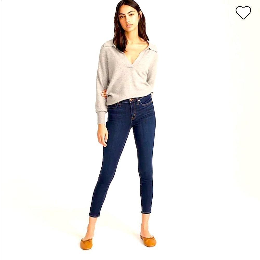 J CREW Midrise Toothpick Jeans Size 26